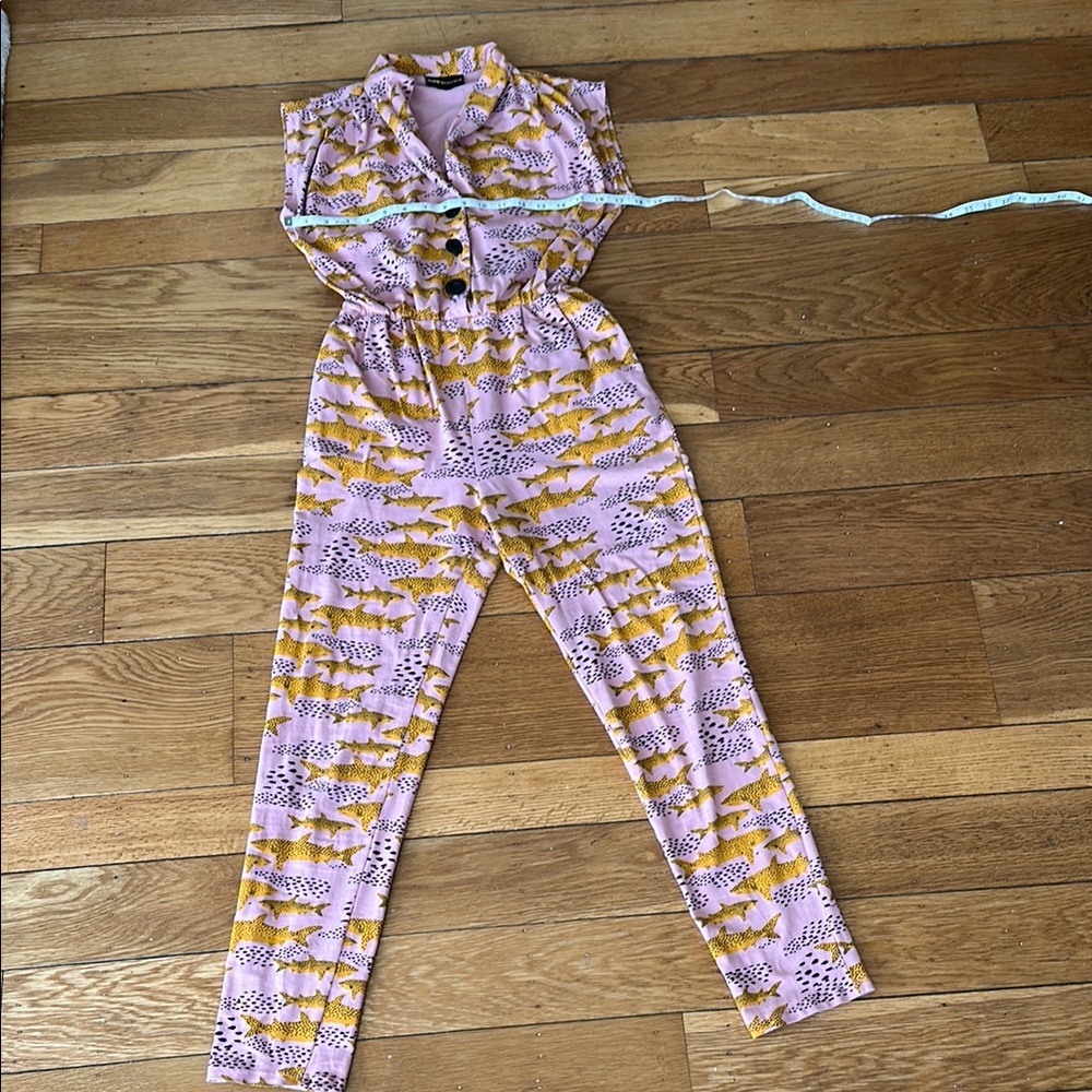 Nooworks Pink and Yellow Patterned Jumpsuit